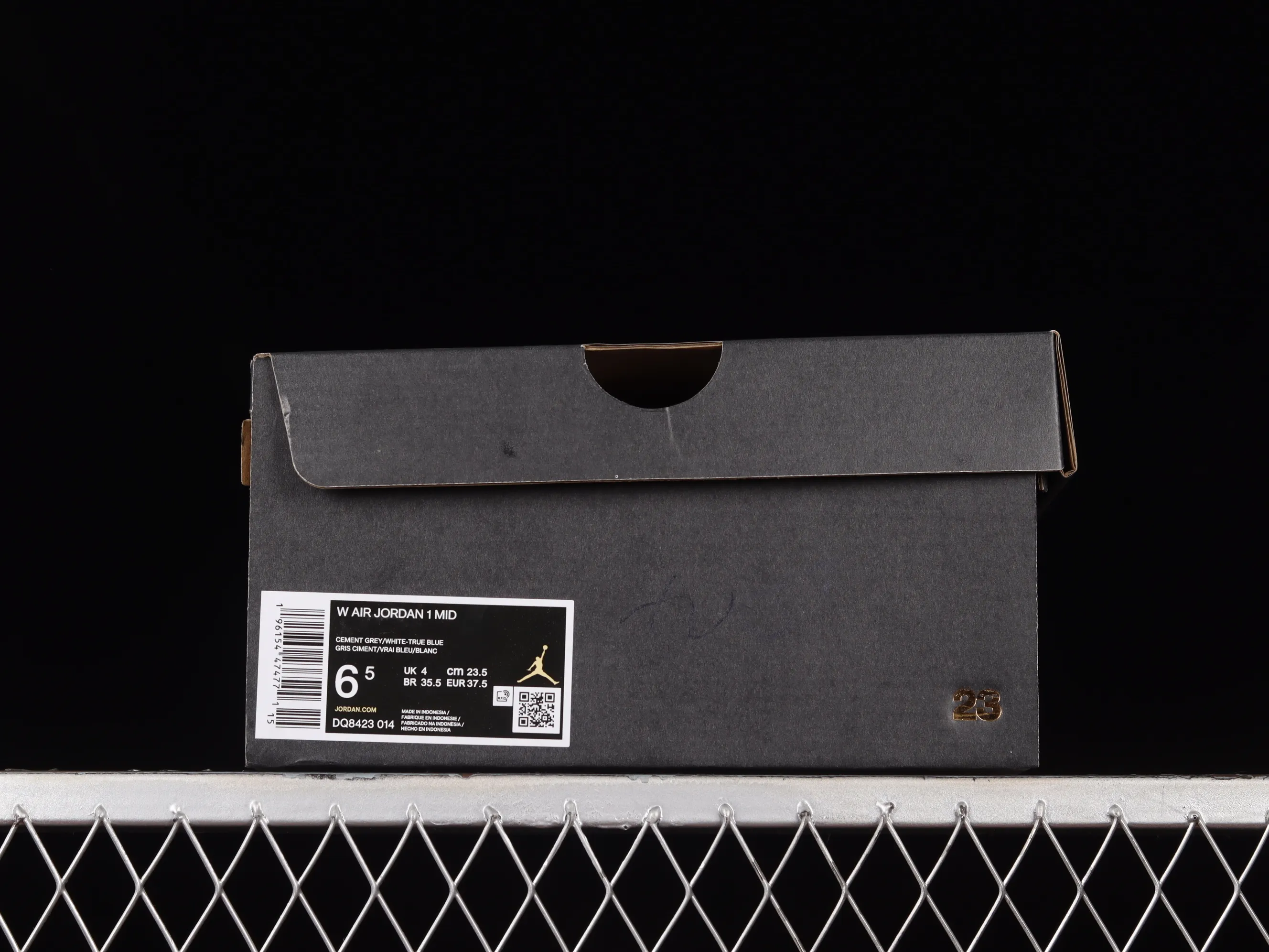All categories Air Jordan Jordan series basketball shoes Air Jordan 1 Mid Air Jordan 1 Mid "True Blue" AJ1 Joe 1 true blue mid-top basketball shoes DQ8423-014